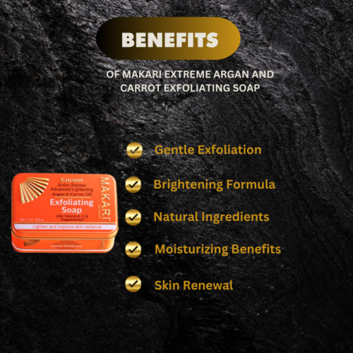 Makari Extreme Argan & Carrot Oil Exfoliating Soap