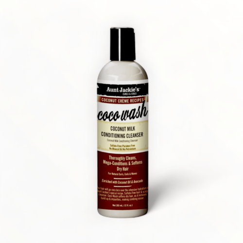 Aunt Jackie's S CoCo Wash Coconut Milk Conditioning Cleanser 12 Oz