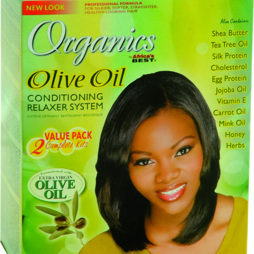Africa's Best Organics Olive Oil Conditioning Relaxer System No-Lye Super Value Pack 2kits