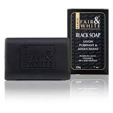 Fair&white Black Soap 200g /36
