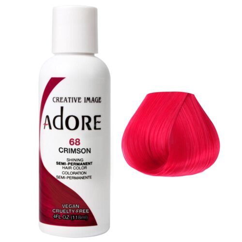 Adore Creative Image Semi Permanent Hair Color #68 Crimson 4oz