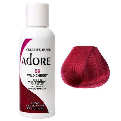 Adore Semi Permanent Hair Color, [69] Wild Cherry 4 Oz