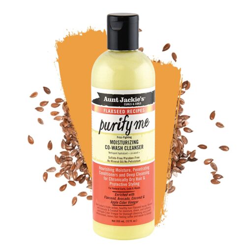 Aunt Jackie's Flaxseed Recipes Purify Me Moisturizing Co-Wash Cleanser - 12 Fl Oz