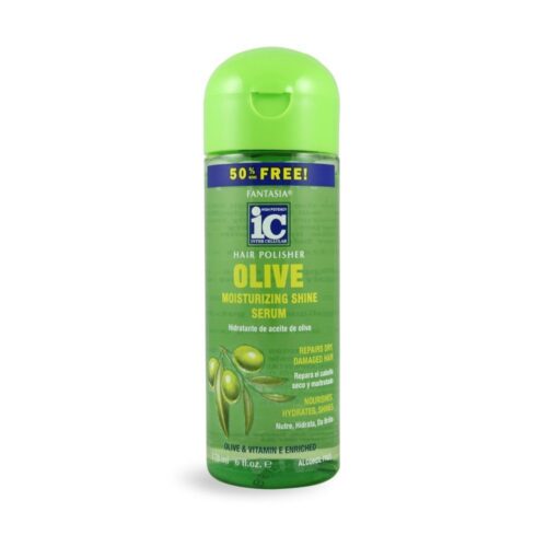 Fantasia IC Hair Polisher Olive Moisturizing Shine Serum, 6 Oz