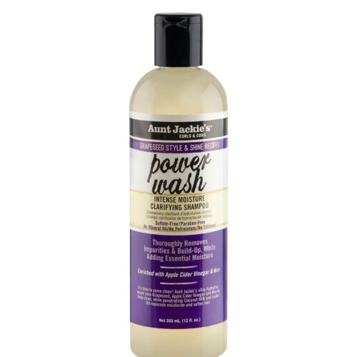 Aunt Jackie's Power Wash Intense Moisture Clarifying Shampoo 12oz