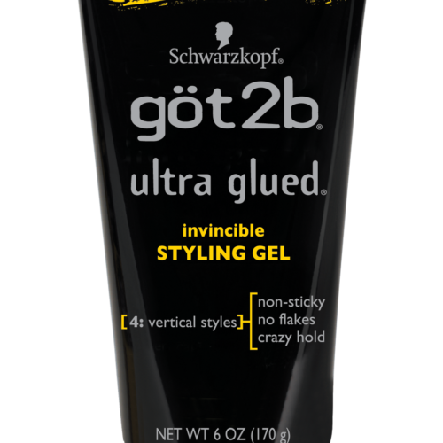 Got2b Ultra Glued Invincible Styling Hair Gel, 6 Oz