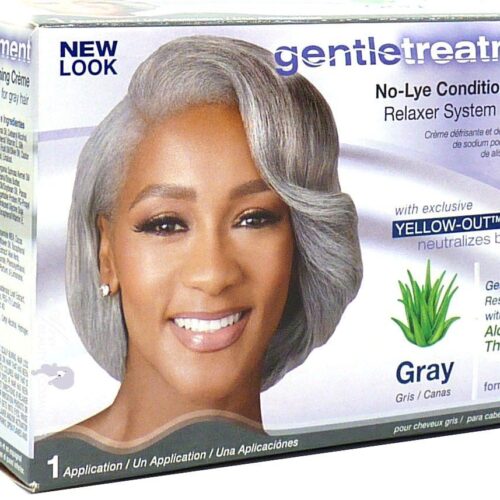 Gentle Treatment No-Lye Conditioning Relaxer Gray Kit
