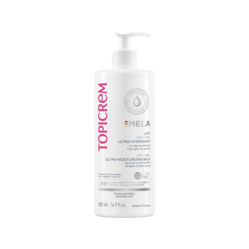 Topicrem Mela Ultra-Moisturising Unifying Body Milk, Spf15 500 Ml