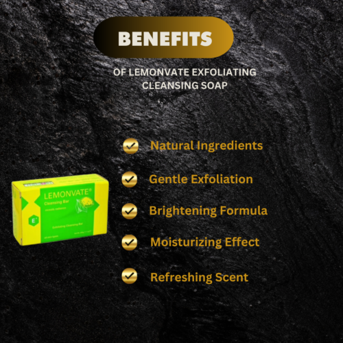 Lemonvate Exfoliating Cleansing Soap 7 Oz / 200 G