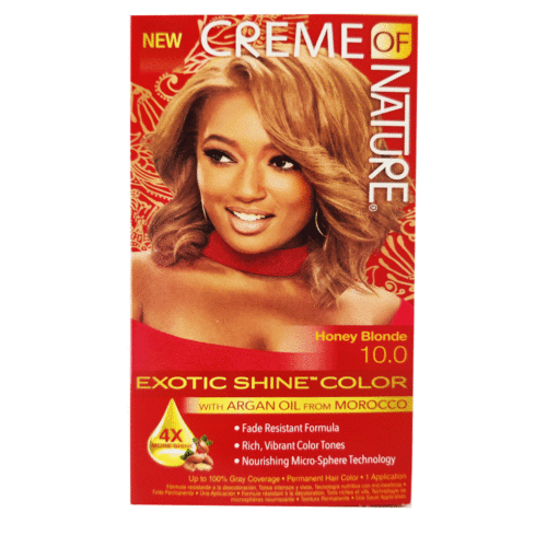 Creme Of Nature Exotic Shine Color Hair Color, 10.0 Honey Blonde