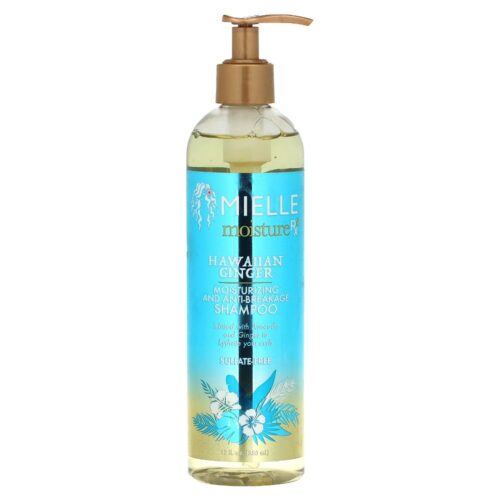 Mielle Organics Moisture RX Hawaiian Ginger Moisturizing & Anti-Breakage Shampoo 12oz