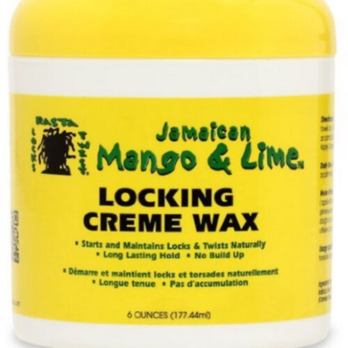 Rasta Jamaican Mango & Lime Locks & Twist Locking Creme Wax 6 Oz