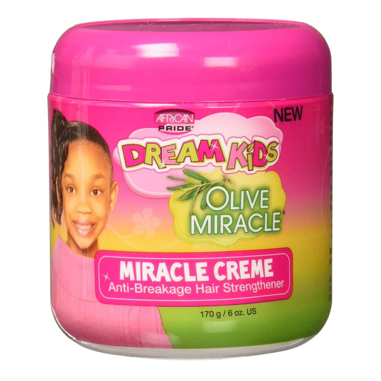 African Pride Dream Kids Olive Miracle Hair Creme 6 Oz. Jar