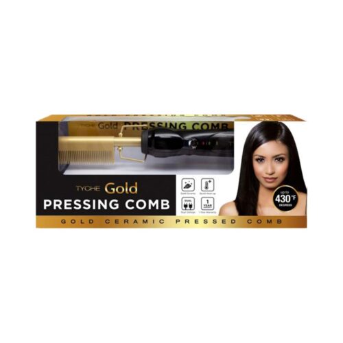 Tyche Pressing Comb Gold Regular Dual Voltage