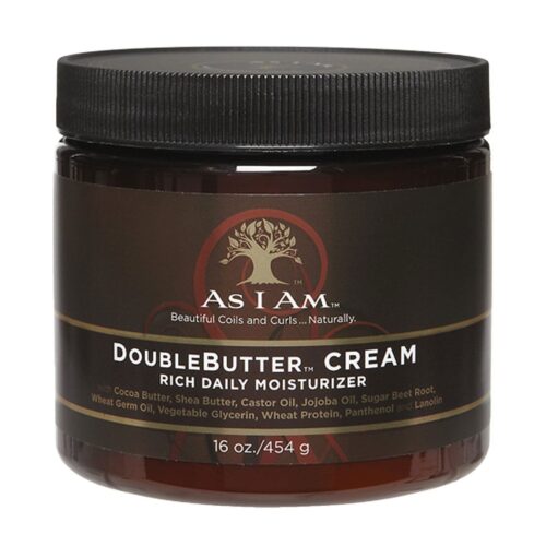 As I Am Double Butter Rich Daily Moisturizer Cream, 16 Oz