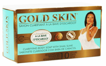 Gold Skin Clarifying Body Soap With Snail Slime 6 Oz / 180g