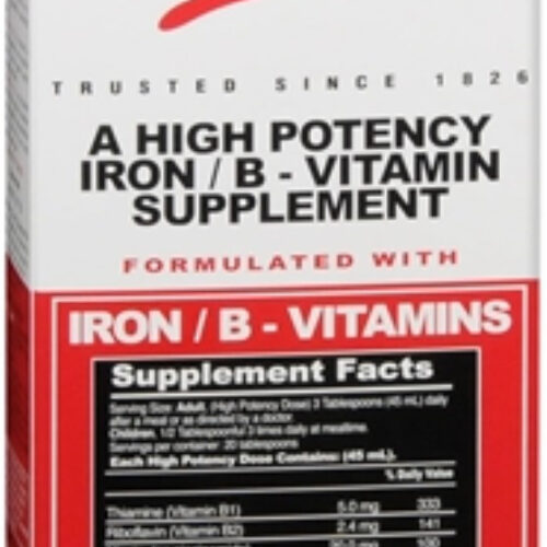 SSS Tonic High Potency Iron/B-Vitamin Supplement 10 Oz