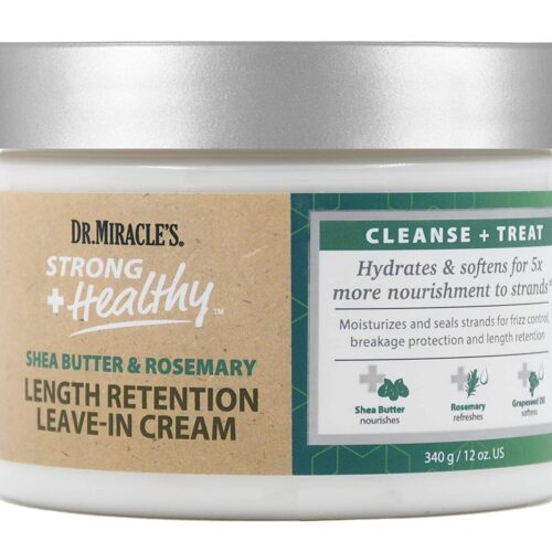 Dr. Miracle's Strong + Healthy Length Retention Leave-In Cream 12 Oz