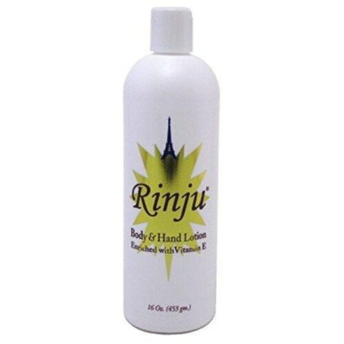 Rinju Body & Hand Lotion Enriched With Vitamin E 16 Oz