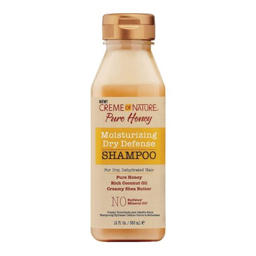 Creme of Nature Pure Honey Moisturizing Dry Defense Shampoo 12Oz