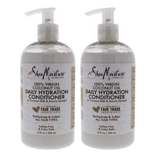 Shea Moisture Rehydrate & Soften 100% Virgin Coconut Oil Daily Hydration Conditioner For All Hair Types - 13 Fl Oz