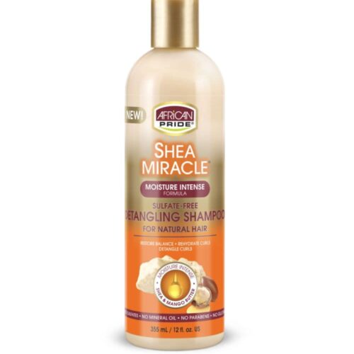 African Pride Shea Butter Miracle Detangling Shampoo 12oz