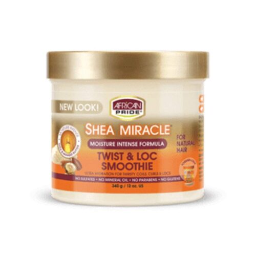 African Pride Shea Miracle Moisture Intense Twist & Loc Smoothie 12oz