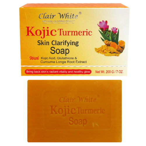 Clair White Natural Glowing Effect Kojic Turmeric Skin Clarifying Soap