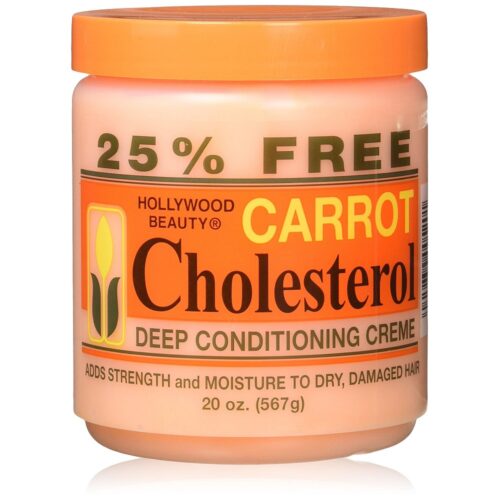 Hollywood Beauty Carrot Cholesterol Deep Conditioning Creme, 20 Ounce