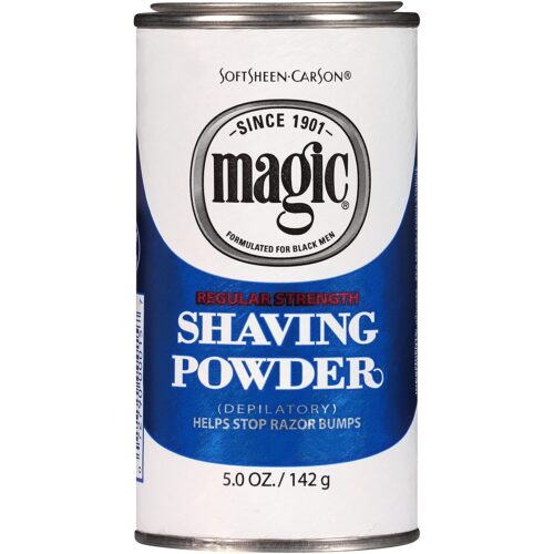 Magic Shave Carson Regular Strength Shaving Powder, Blue, 5 Oz