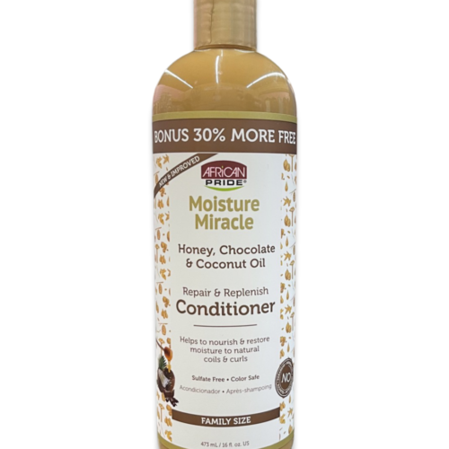 African Pride Moisture Miracle Honey Chocolate & Coconut Oil Repair & Replenish Conditioner