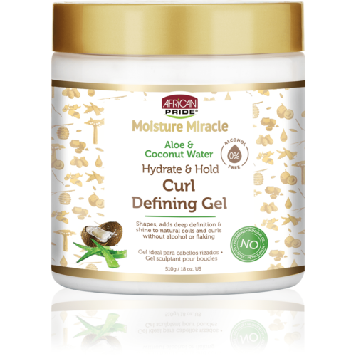African Pride Moisture Miracle Curl Defining Gel, 18 Oz