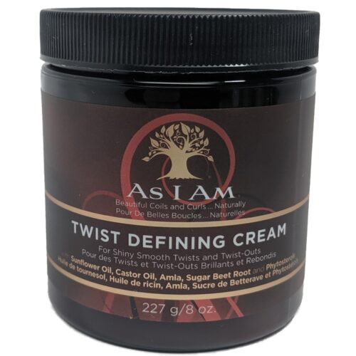 As I Am Twist Defining Cream For Hair, 8 Oz