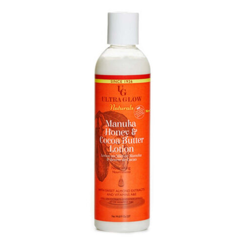 Azizza Ultra Glow Naturals Manuka Honey & Cocoa Butter Lotion 8 Oz